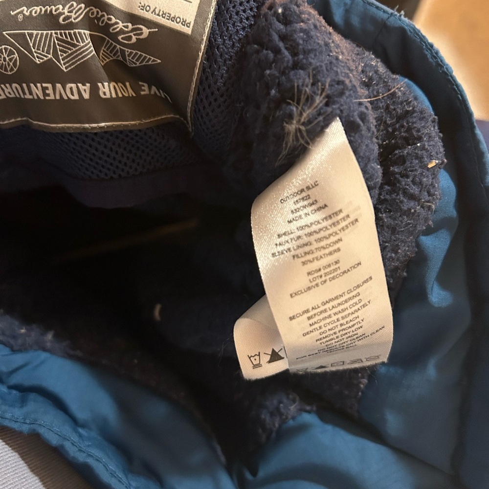 Eddie Bauer Boys toddler jacket size 3T blue/navy - Picture 5 of 5